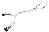 AWE SwitchPath™ Exhaust for Audi B9 S4 - Non-Resonated - Diamond Black 102mm Tips - Primary